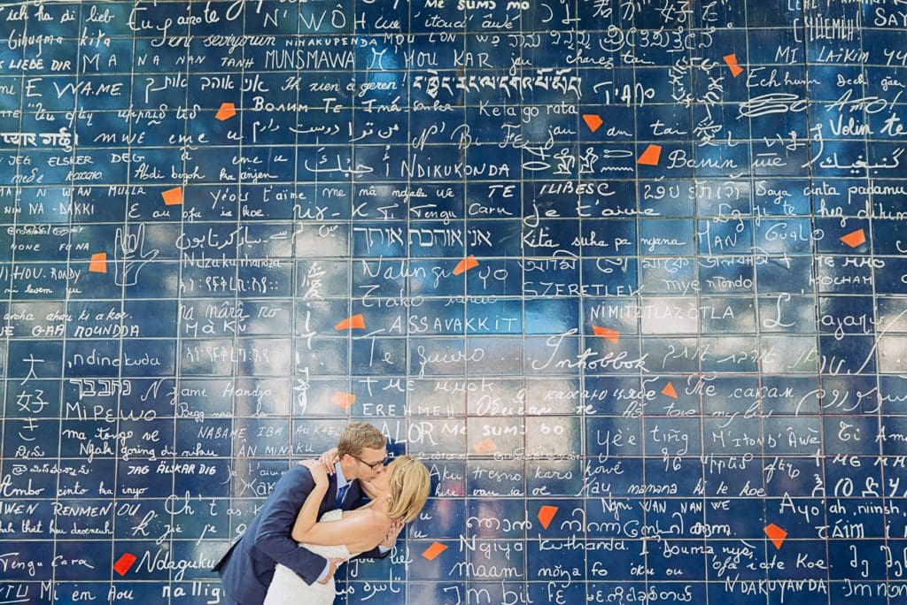 Wall of love in Paris