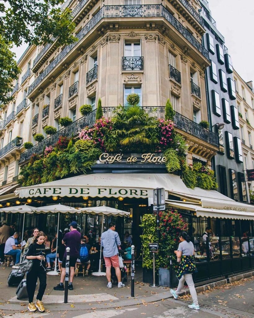 Cafe de Flore, Most Instagrammable Cafe in Paris