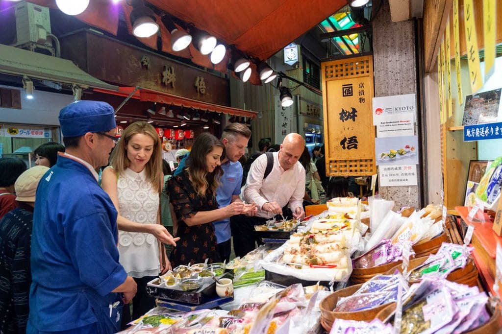 Food tour, a fun thing to do in Kyoto, Japan