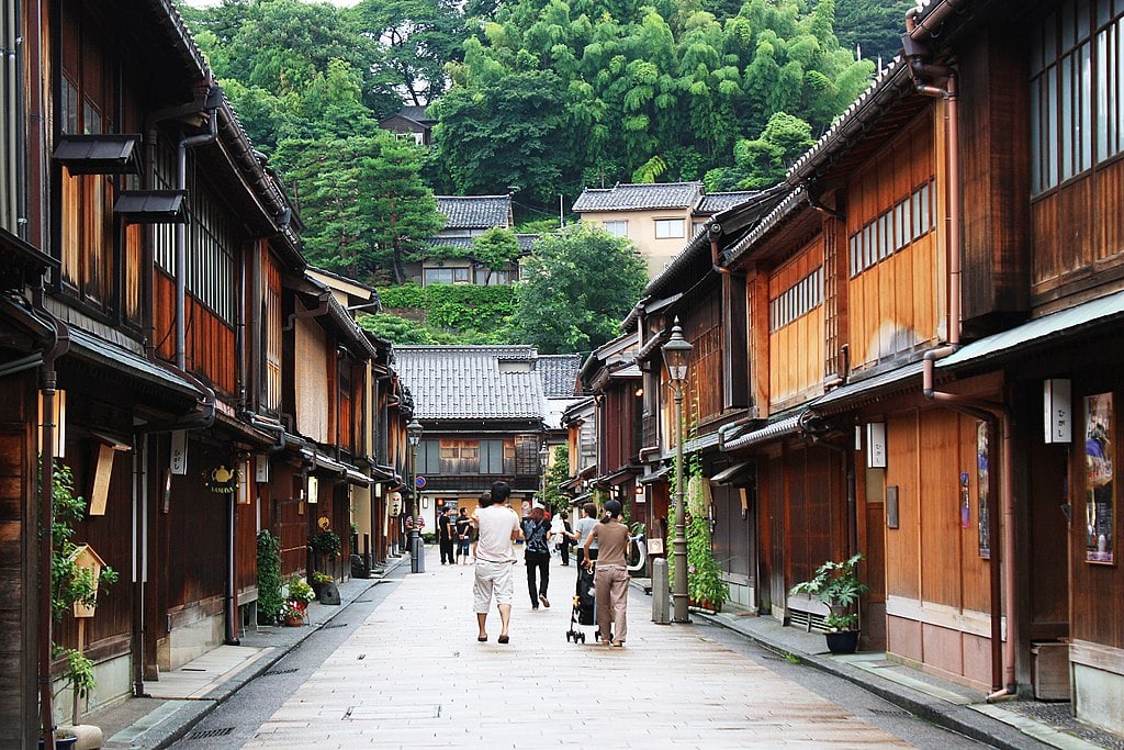 Kanazawa, Former Geisha District, Japan