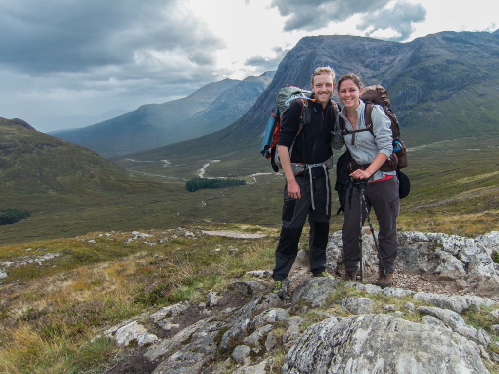Hikers explore Loch Lomond and The Trossachs National Park in Glasgow