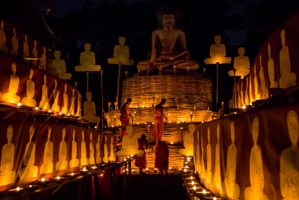Monks preparing for Viska Bucha Festivities in Chiang Mai