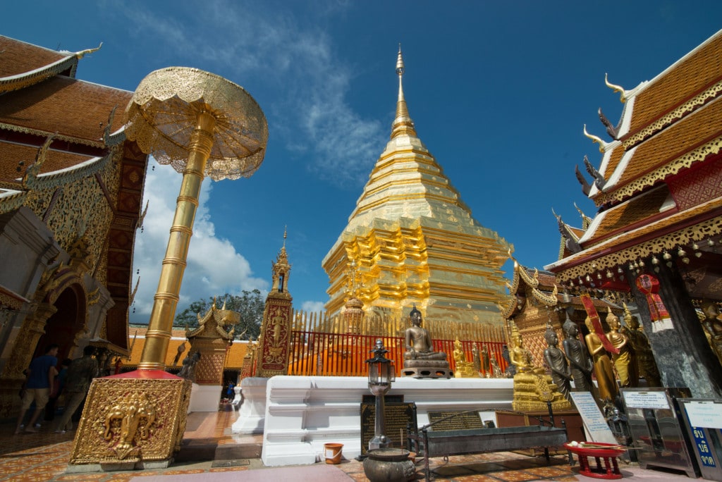 Wat Phra That Doi Suthep temple in Chiang Mai, Thailand