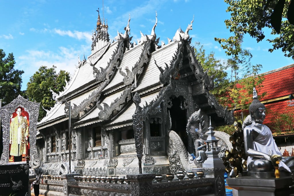 Wat Sri Suphan temple in Chiang Mai, Thailand