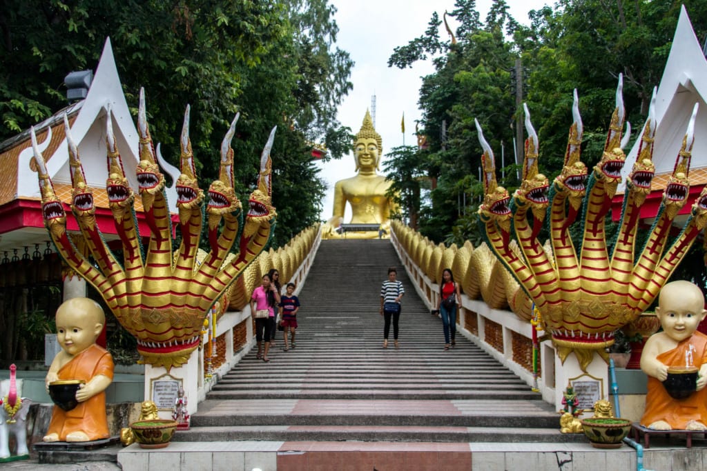 Wat Phra Yai is a temple built in the 1940s and is the largest in the region.