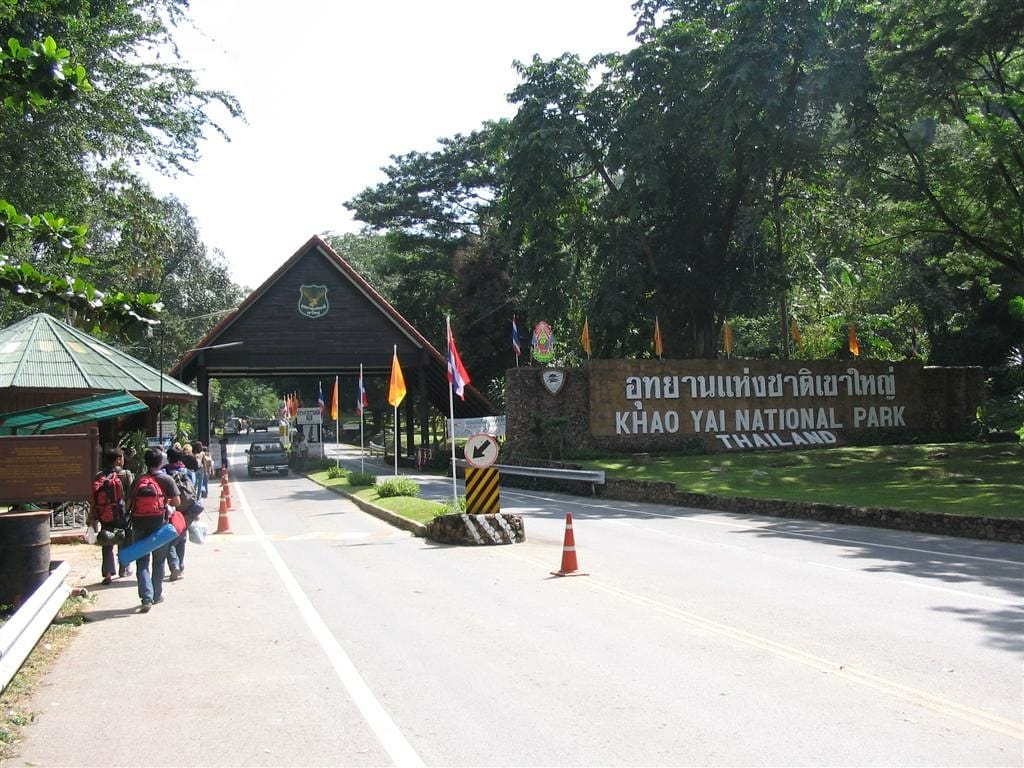 Entrance to the Khao Yai (National Park) in Thailand