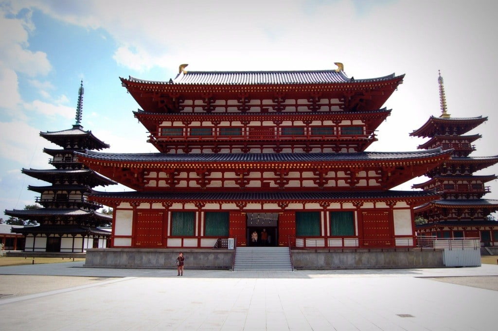Nishinokyo Yakushi-ji temple in Nara