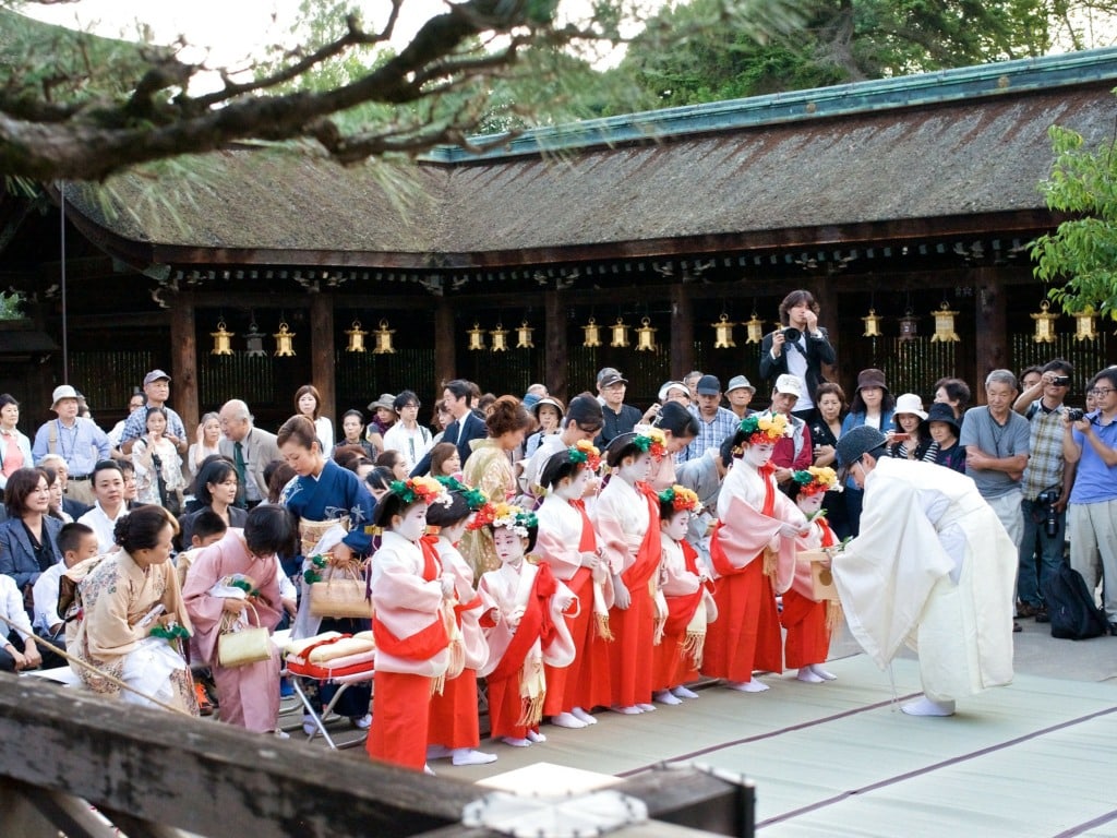 Shrine Harvest Festival in Kyoto