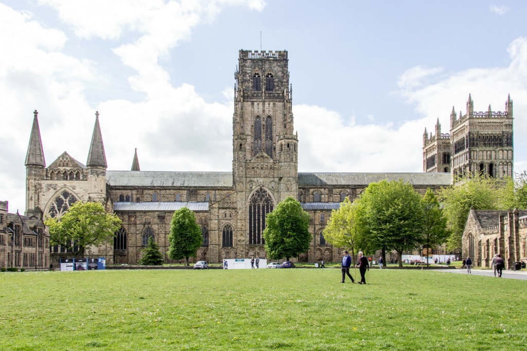 View on Durham Cathedral, Durham, England