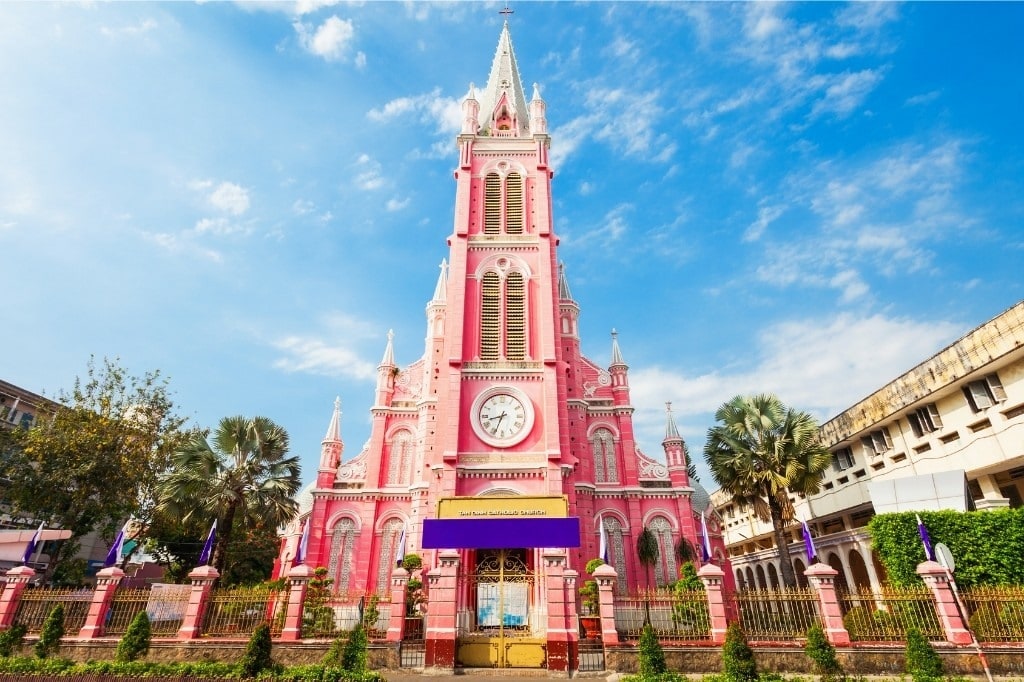 Tan Dinh Church Saigon in Ho Chi Minh city