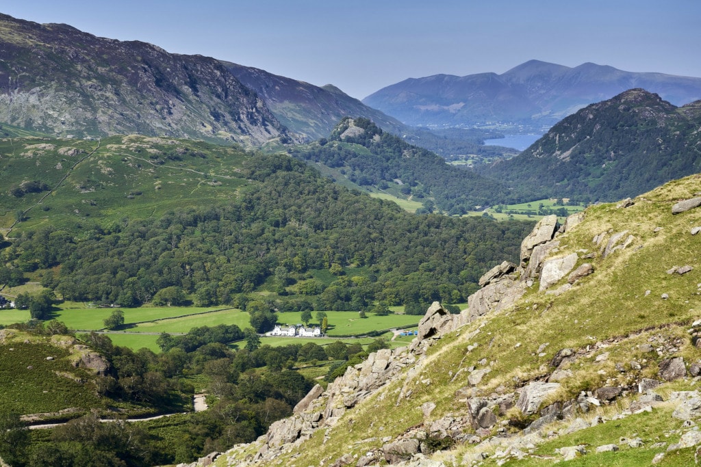 Lake District landscape in the North of England