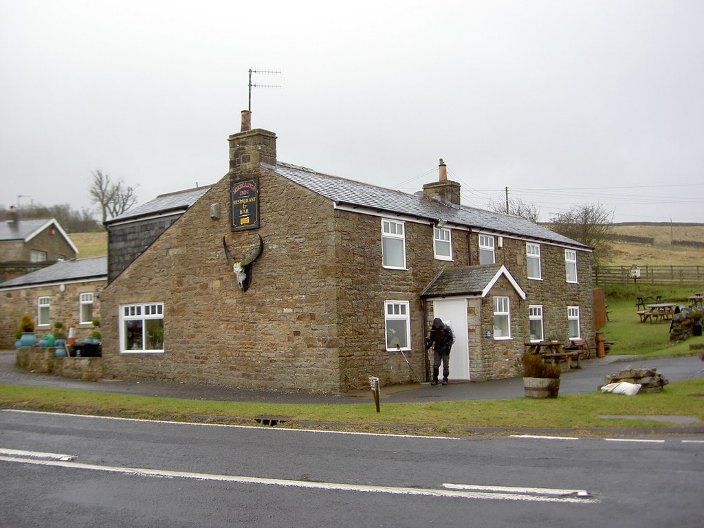 The Milecastle Inn on the Pennine Way