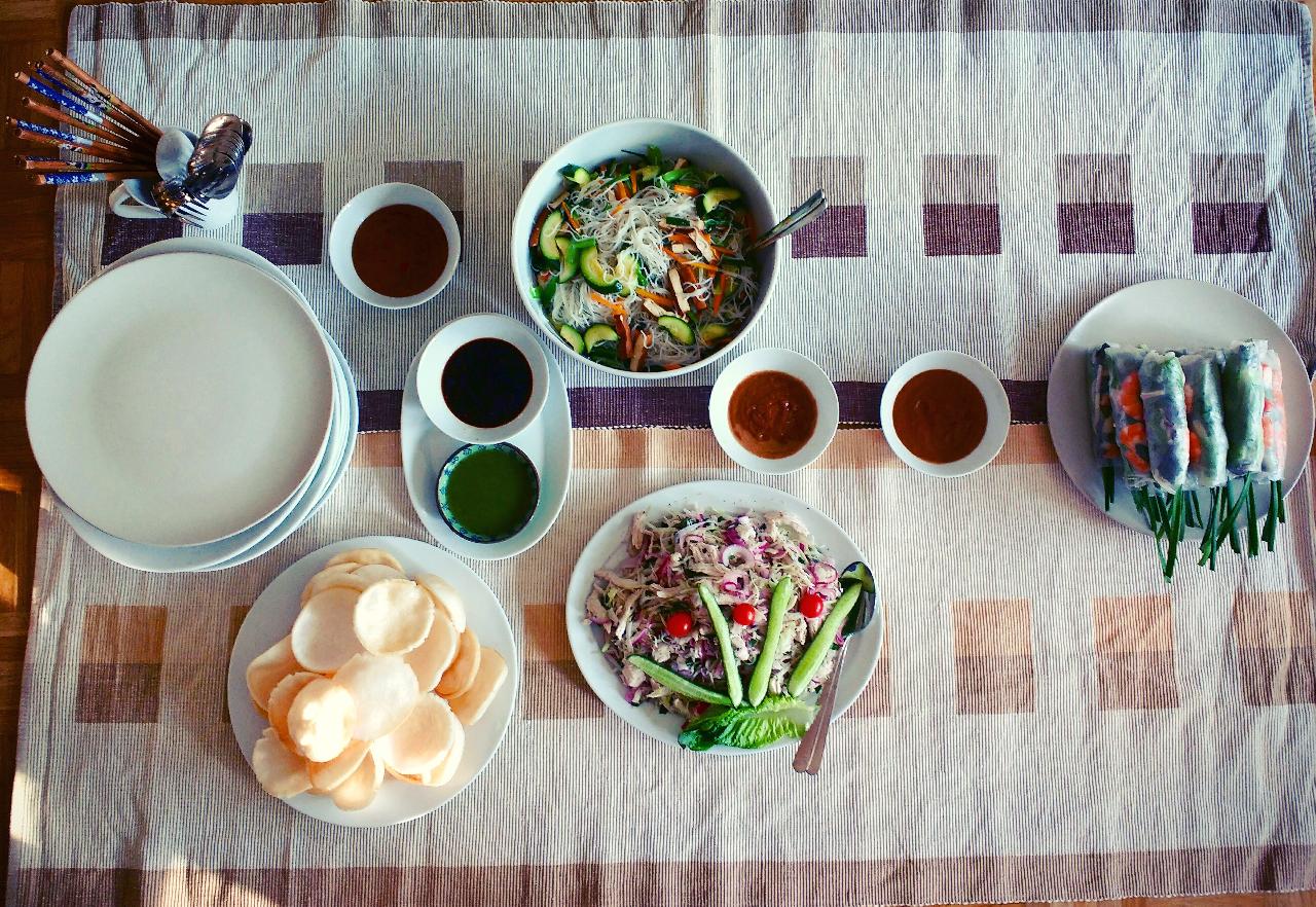 Vietnamese food and dishes