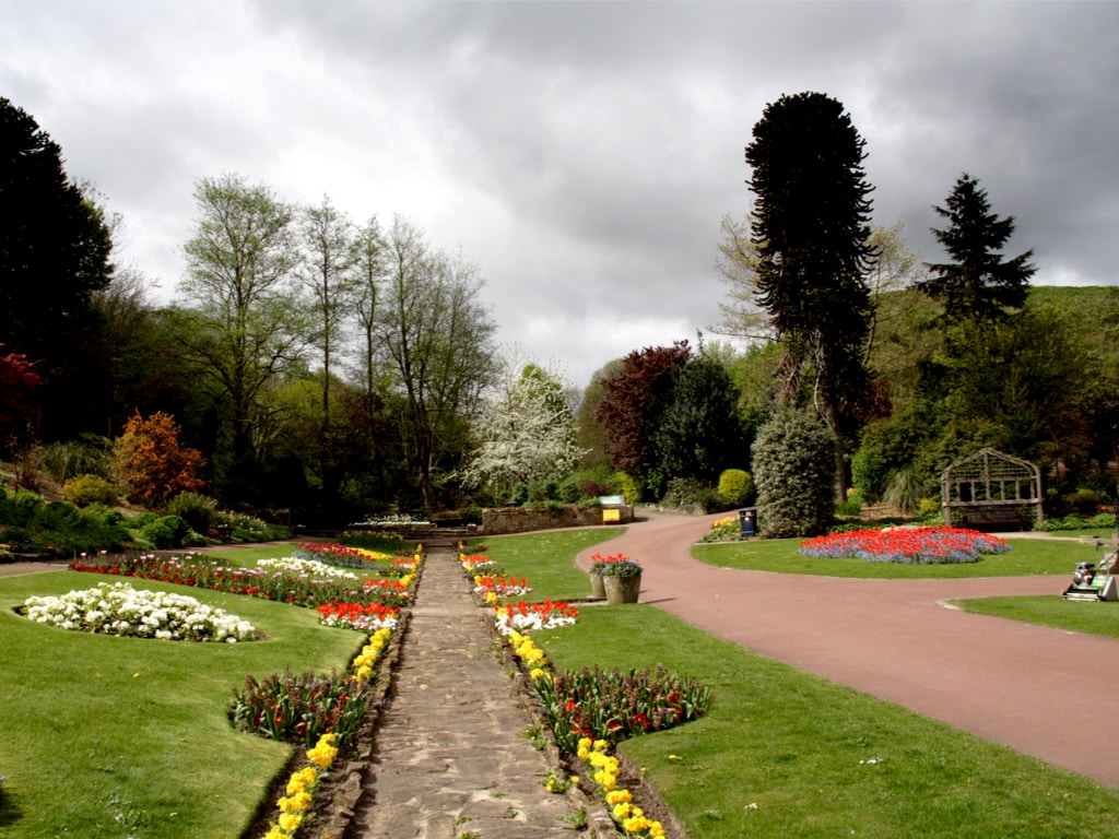 Carlisle Park And Flowerbeds, Morpeth Northumberland