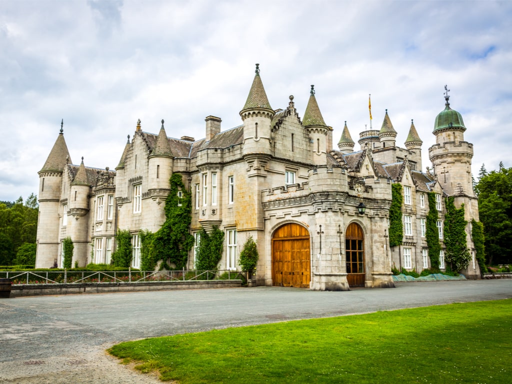 Royal Balmoral Castle in Scotland