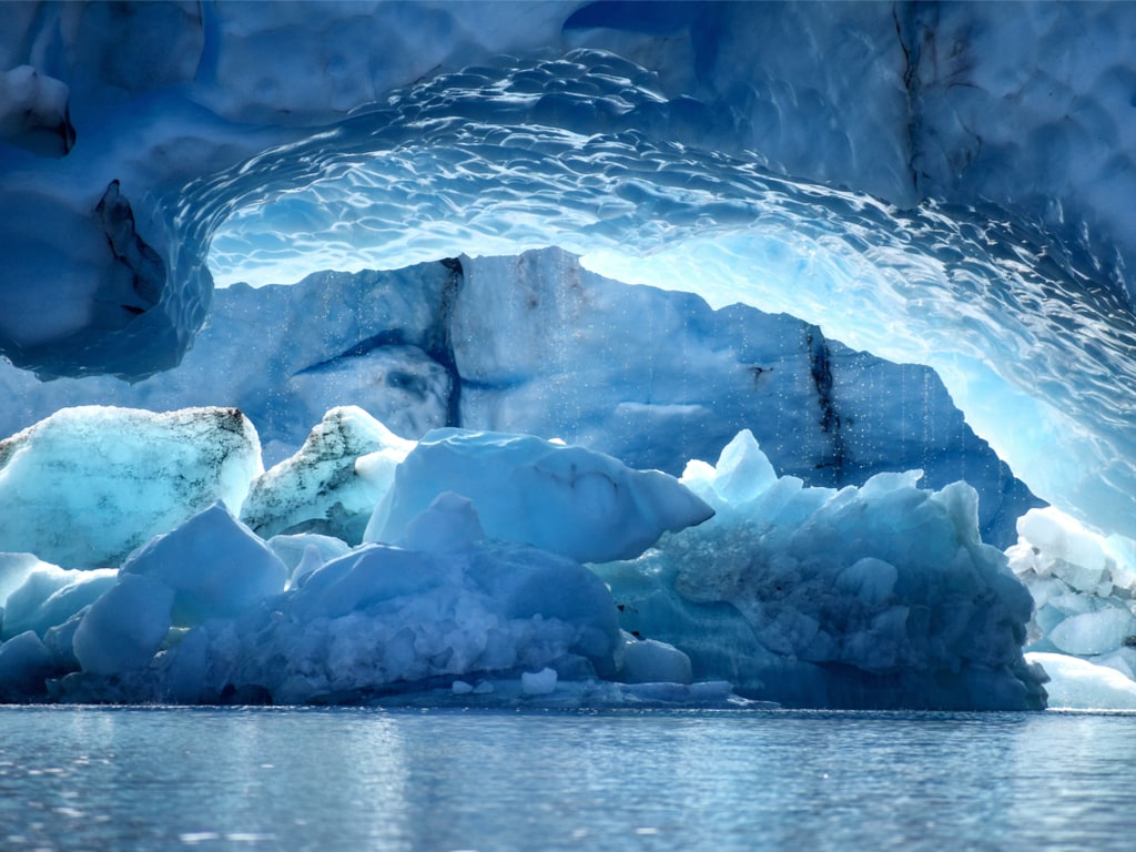 Spencer Glacier Ice Caves