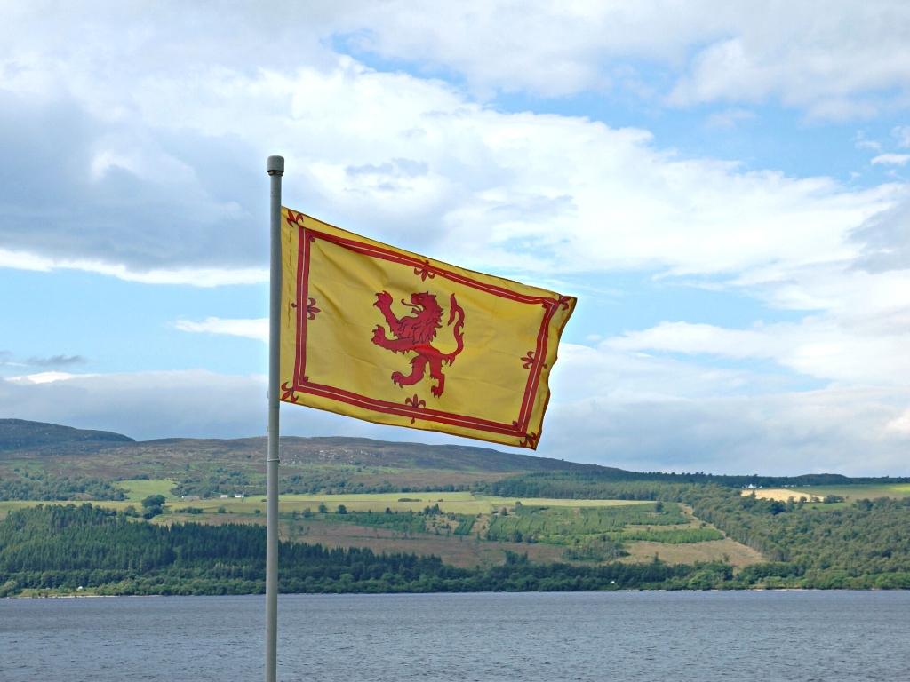 The Lion Rampant Flag of Scotland