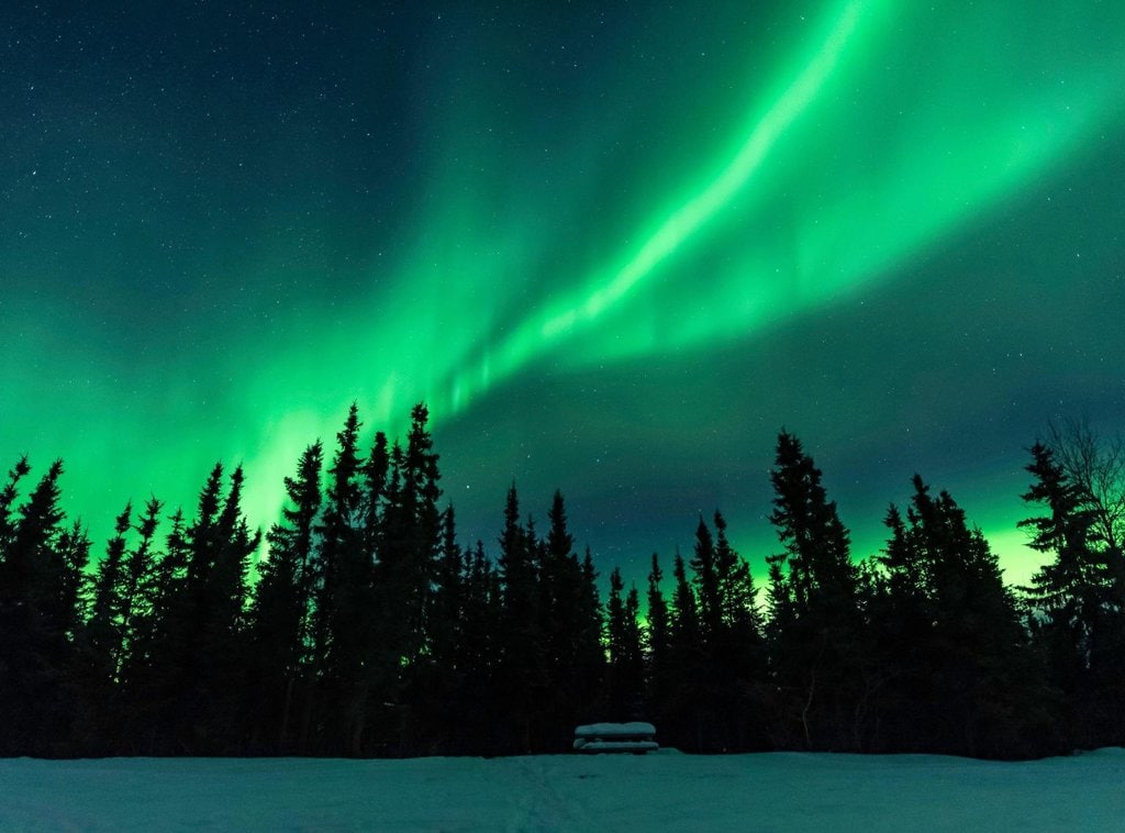 Aurora viewing in Fairbanks, Alaska