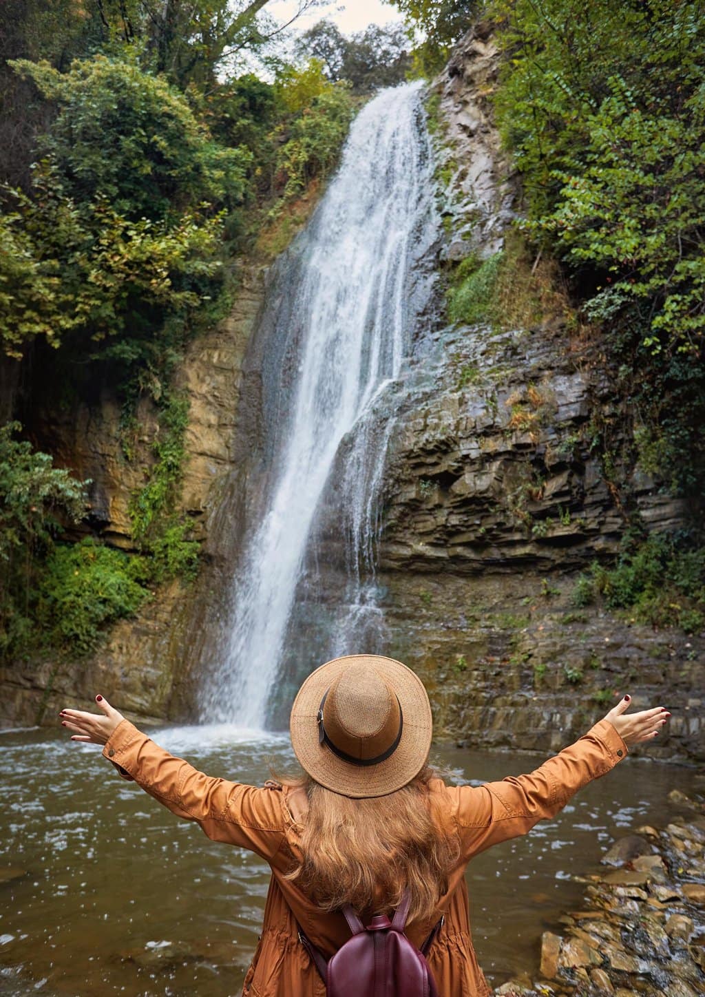 Botanical Garden Waterfall in Tbilisi