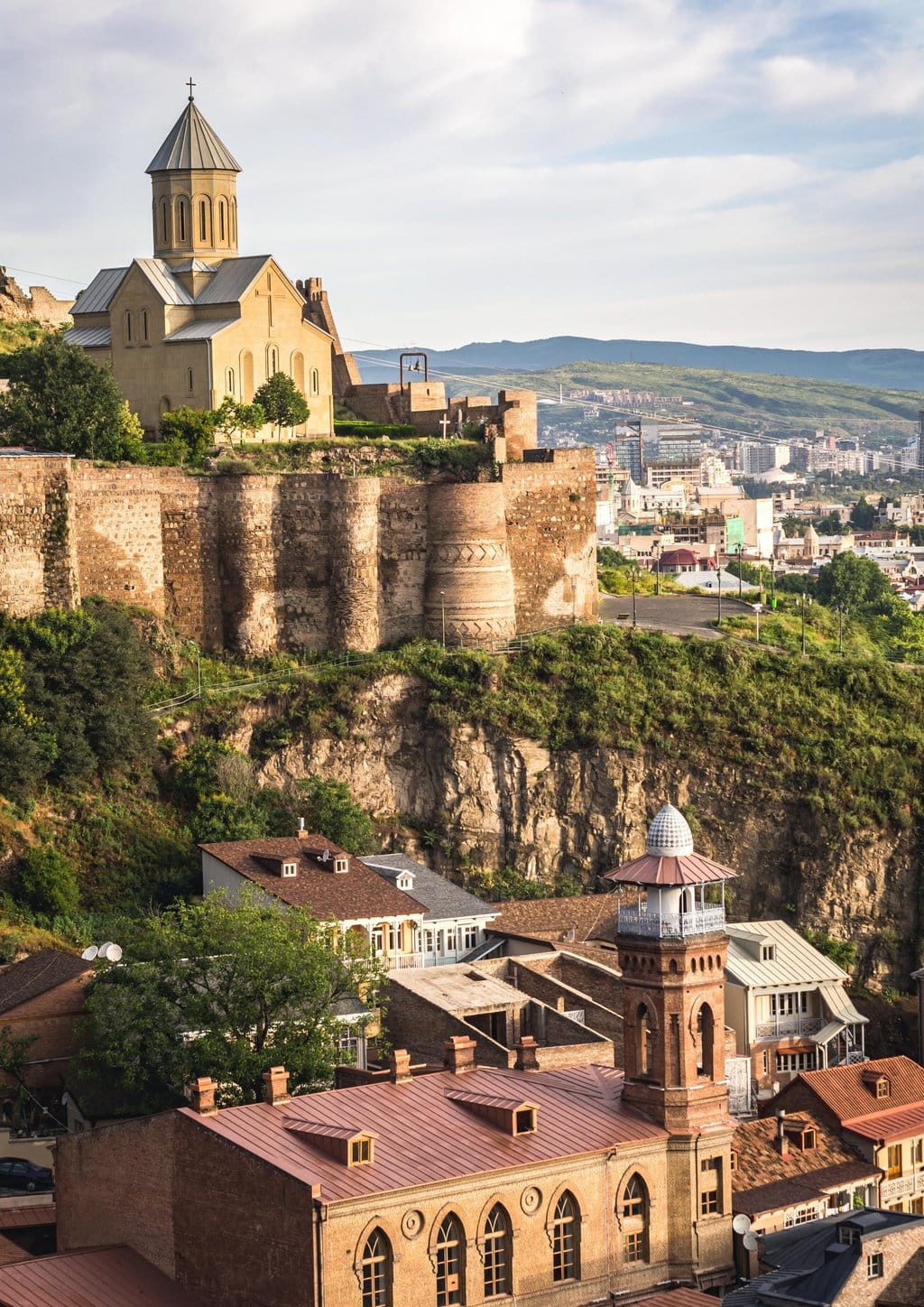 Narikala Fortress in the Old Town of Tbilisi