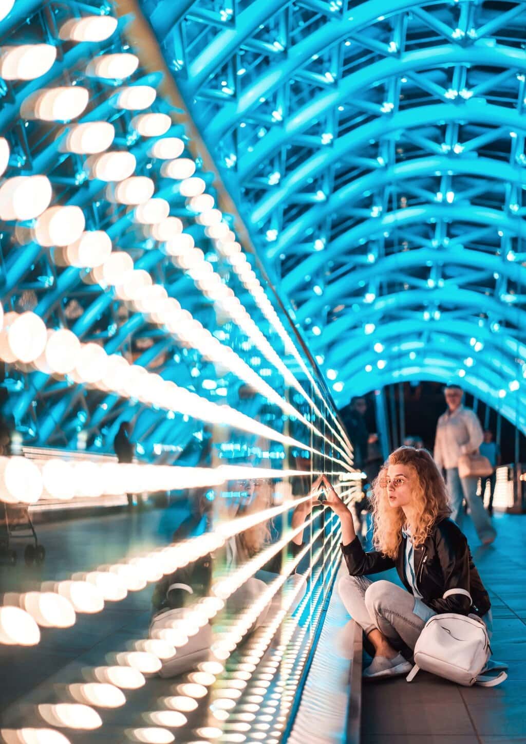 The Bridge of Peace in Tbilisi