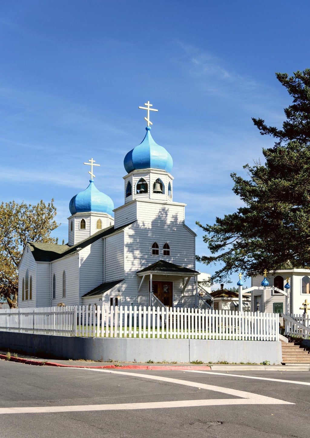 Holy Resurrection Russian Orthodox Church on Kodiak Island