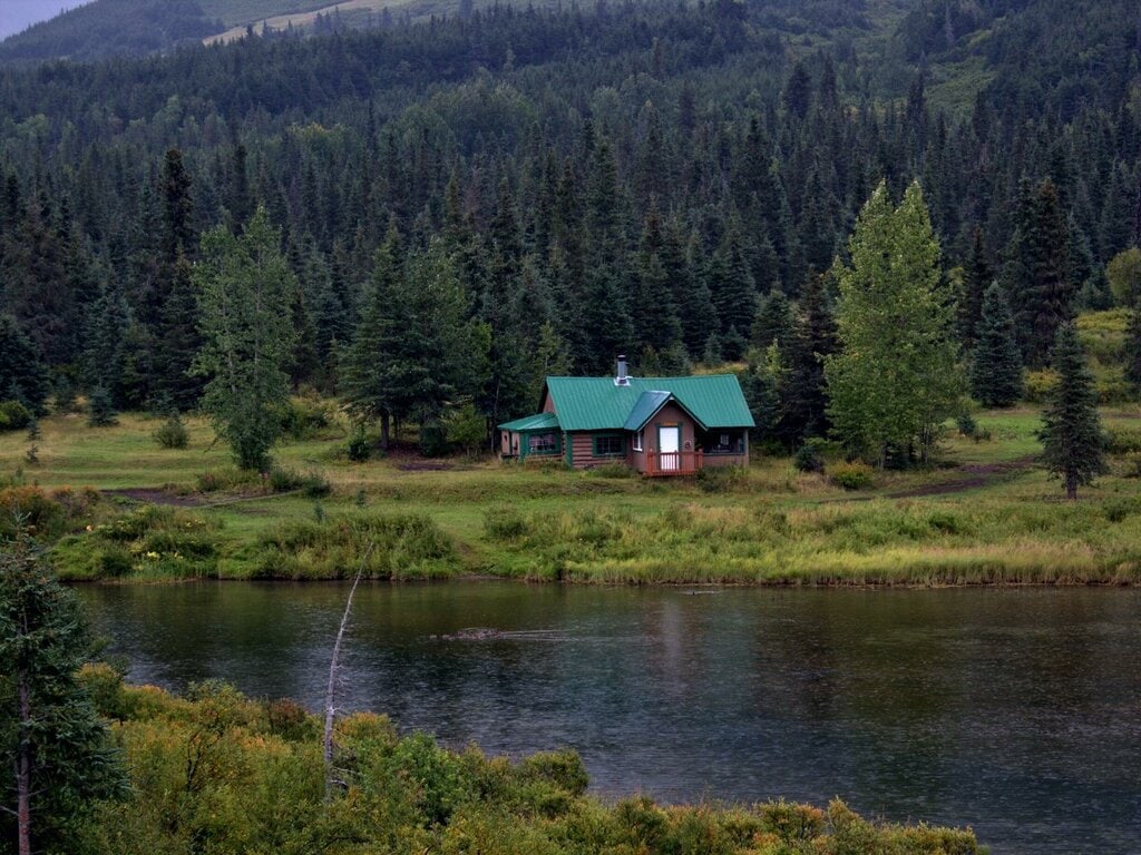 A cabin in Alaska
