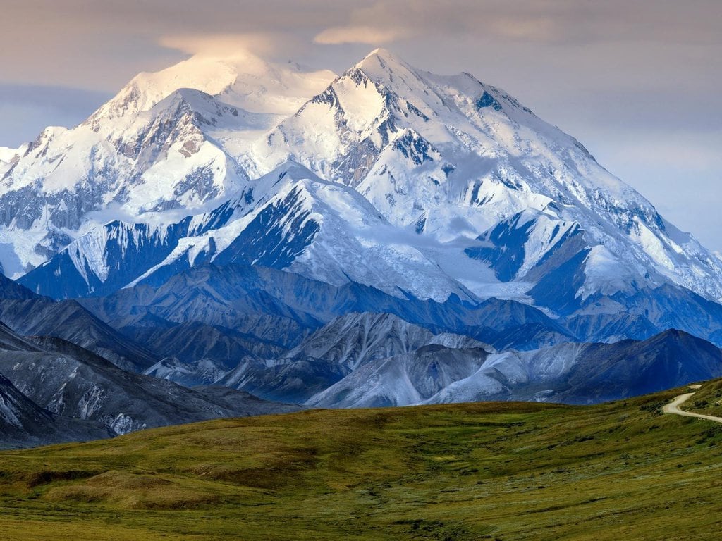 Mount McKinley in Denali National Park in Alaska