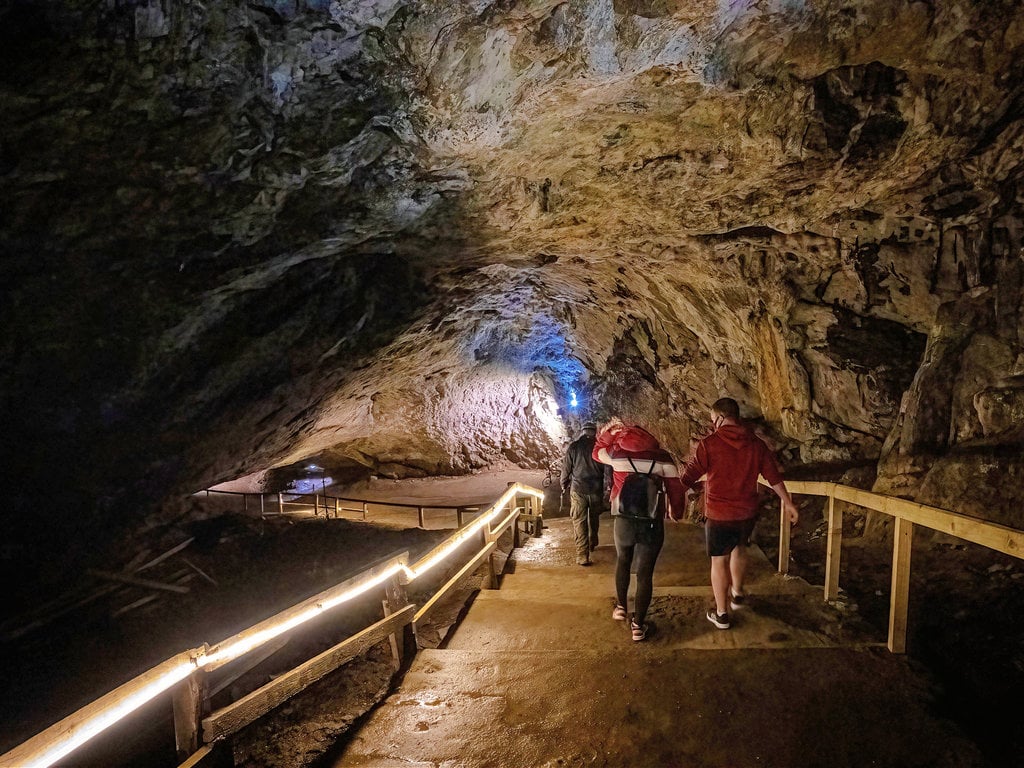 Peak Cavern in Castleton, Derbyshire, England