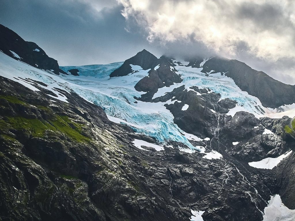 Byron Glacier in Alaska