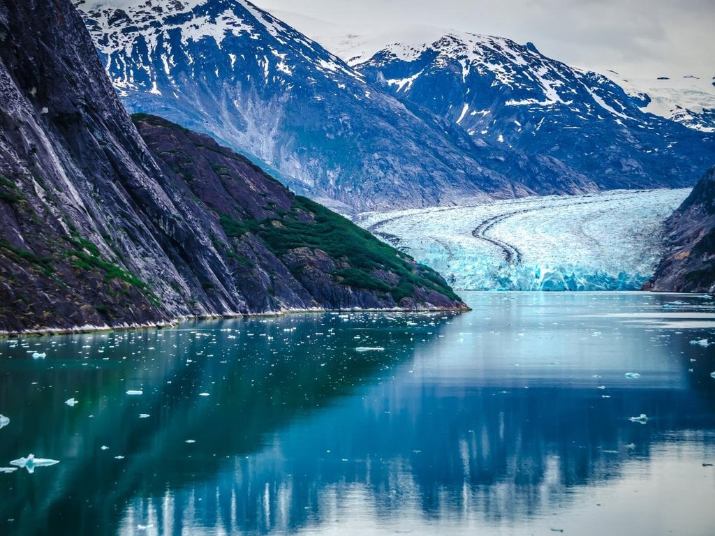 Sawyer Glacier in Alaska