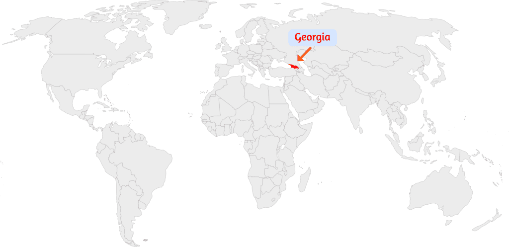 Where is Georgia on the World Map