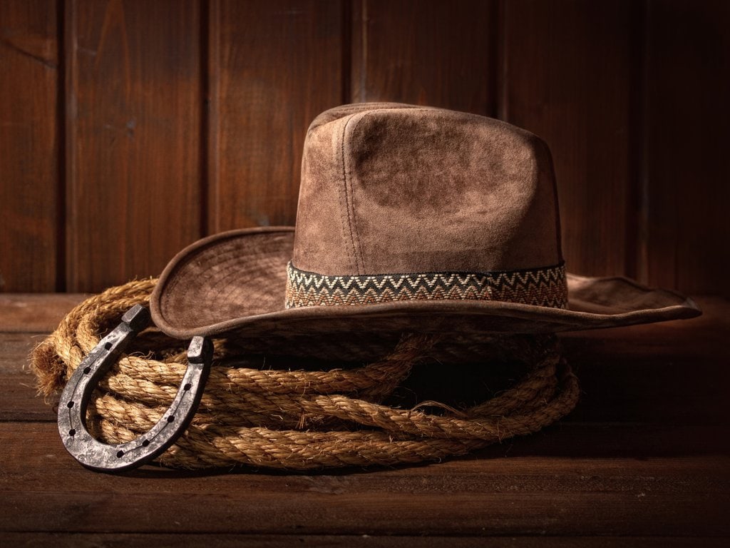 An authentic cowboy hat