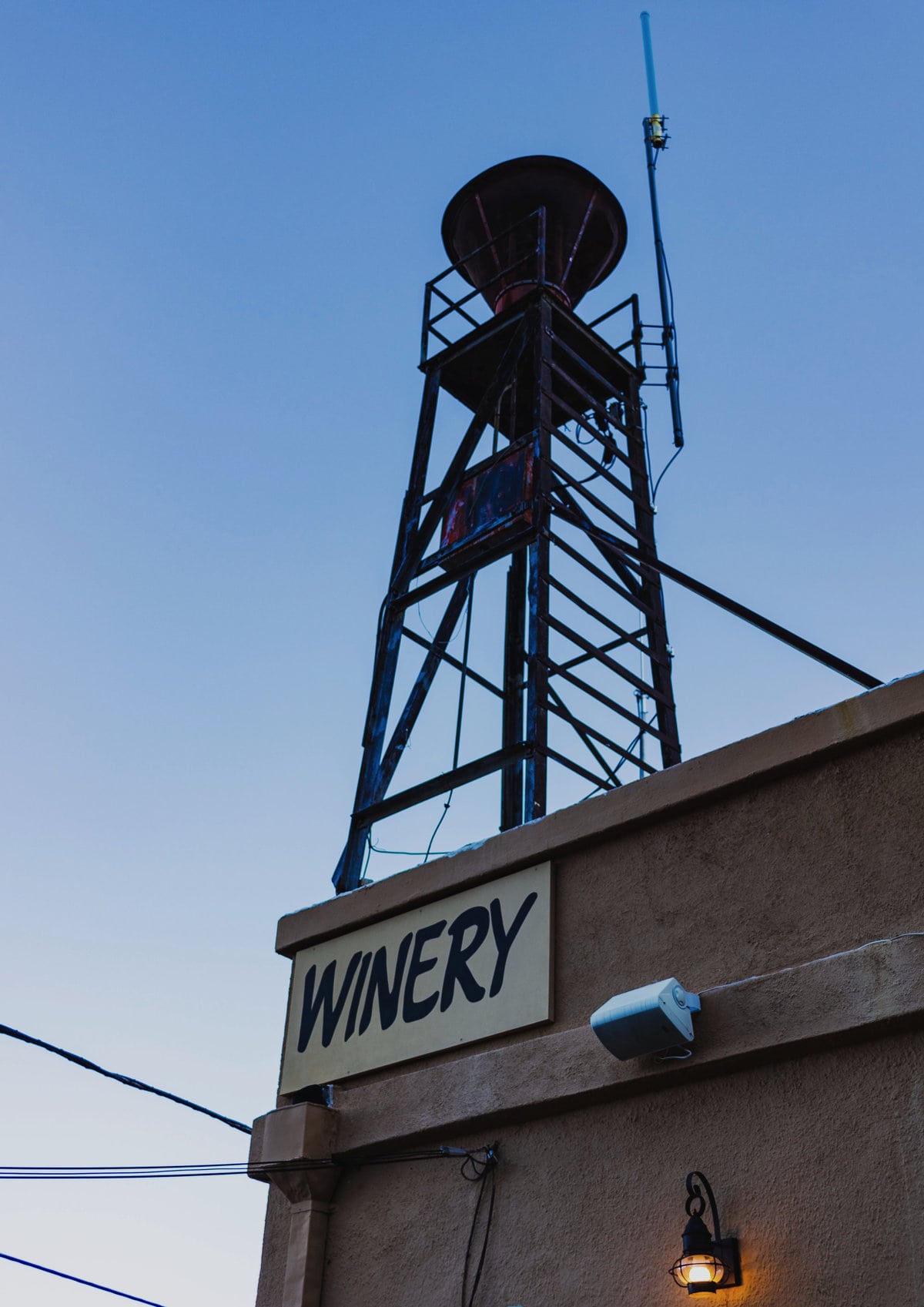 A winery sign in Jerome, Arizona