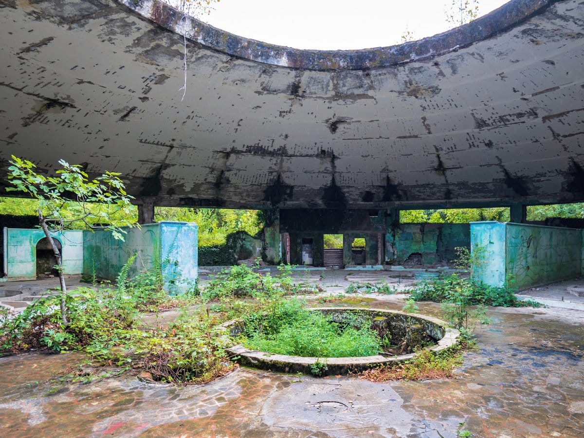 An abandoned sanatorium in Tskaltubo, Georgia