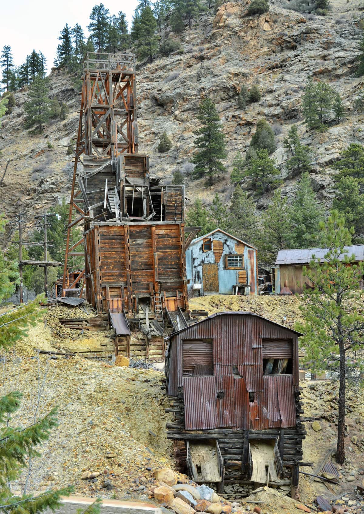 An old mine in Jerome, Arizona