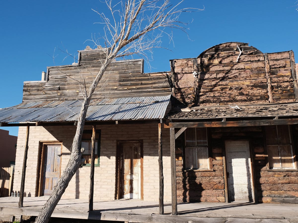 Old rustic buildings in Tombstone, Arizona