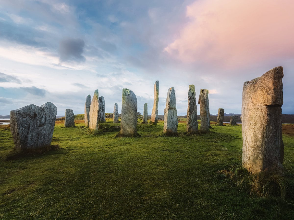 Callanish Standing Stones on the Isle of Lewis in the Outer Hebrides of Scotland