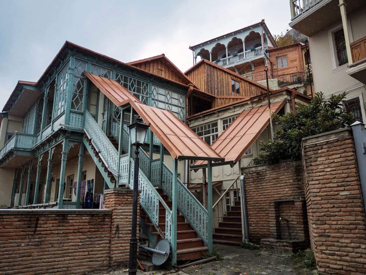 Houses in Old Town, Tbilisi, Georgia