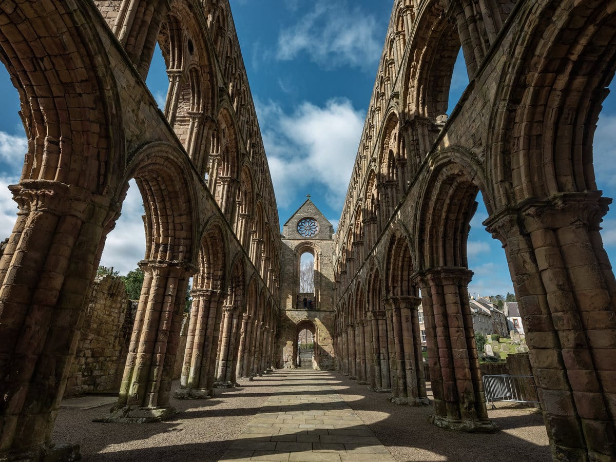 Jedburgh Abbey in Scotland
