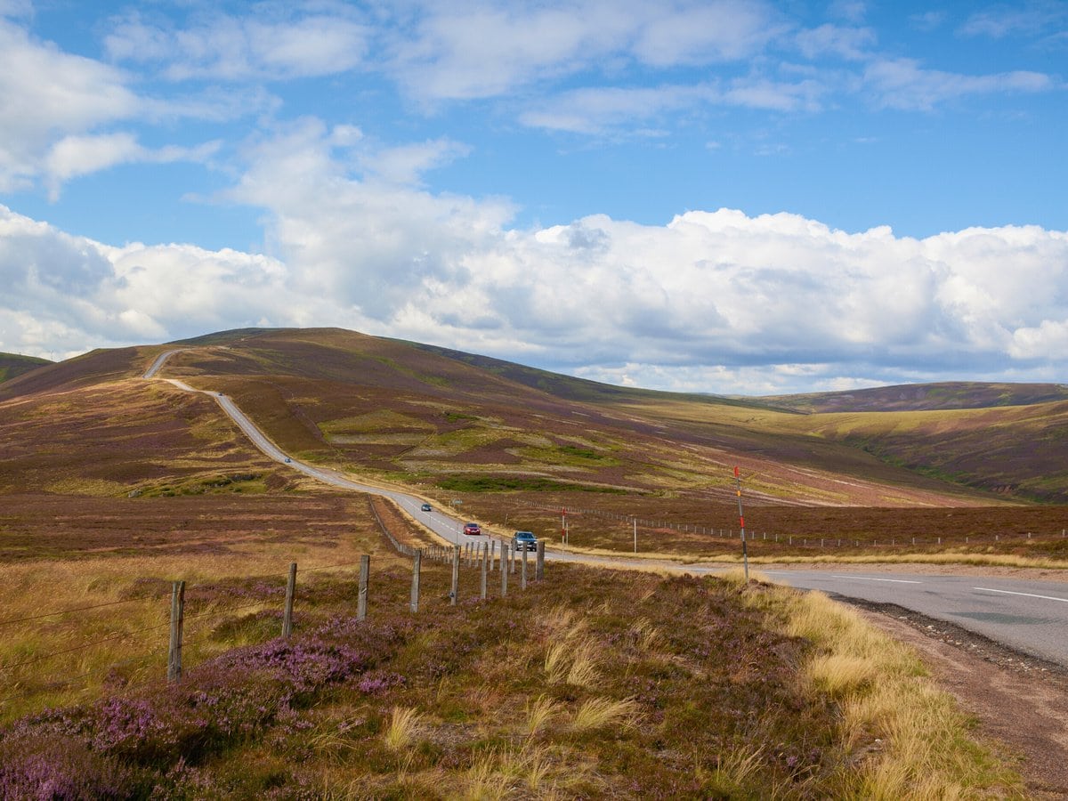 Cairnwell Pass in Scotland