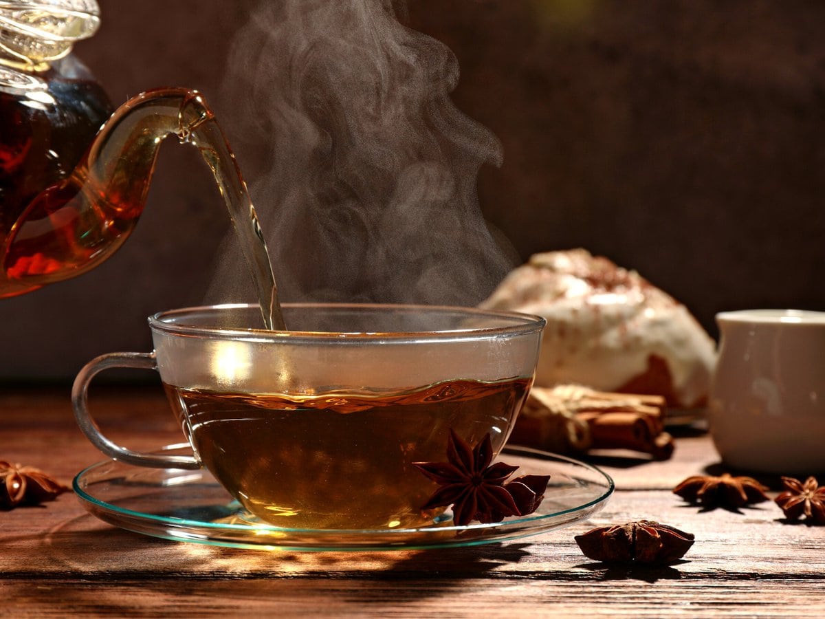 A cup of anise tea