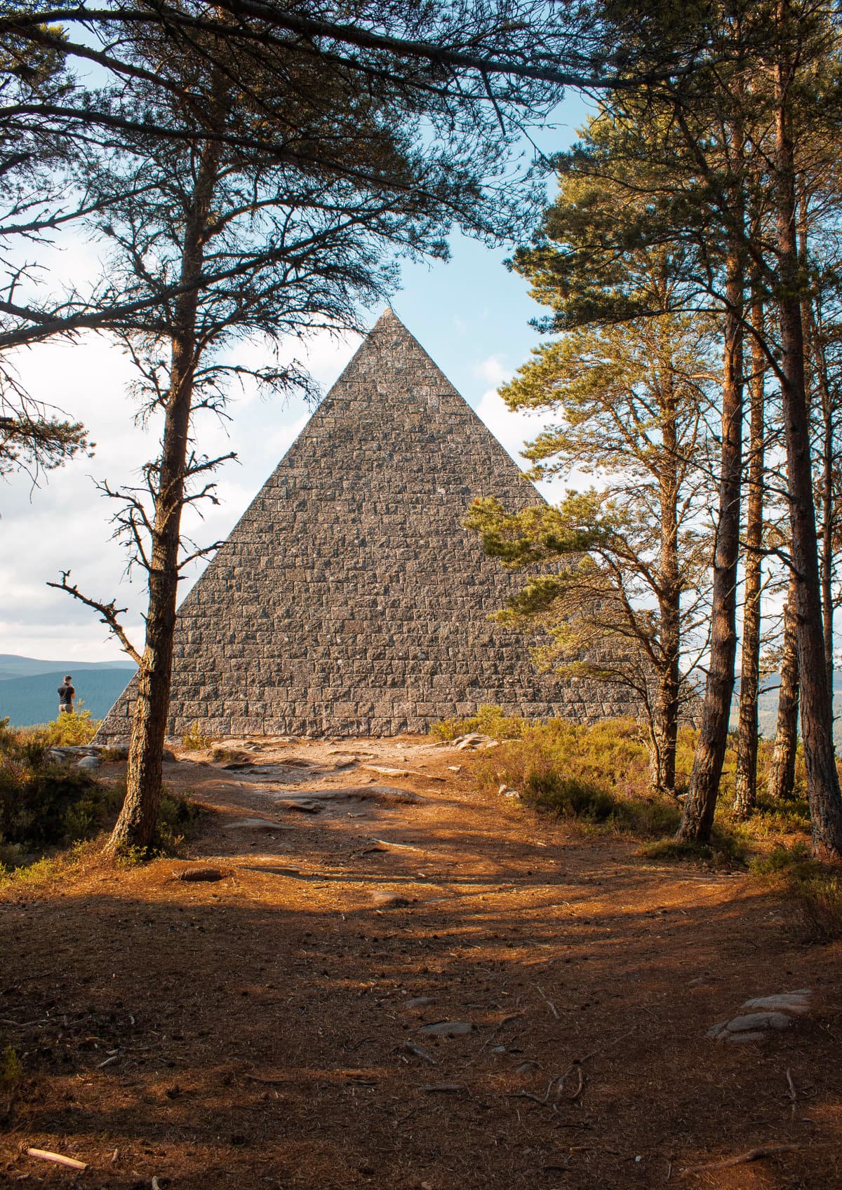 Balmoral Pyramid, Prince Albert's Cairn in Deeside, Scotland