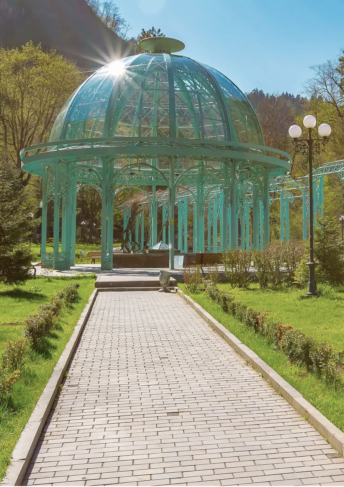 Borjomi Central Park in Georgia