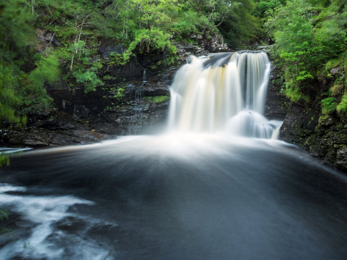 Falls of Falloch in Scotland