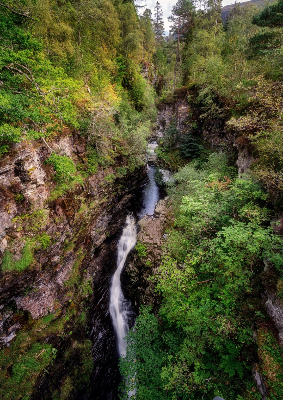Falls of Measach in Corrieshalloch Gorge, Garve, Scotland