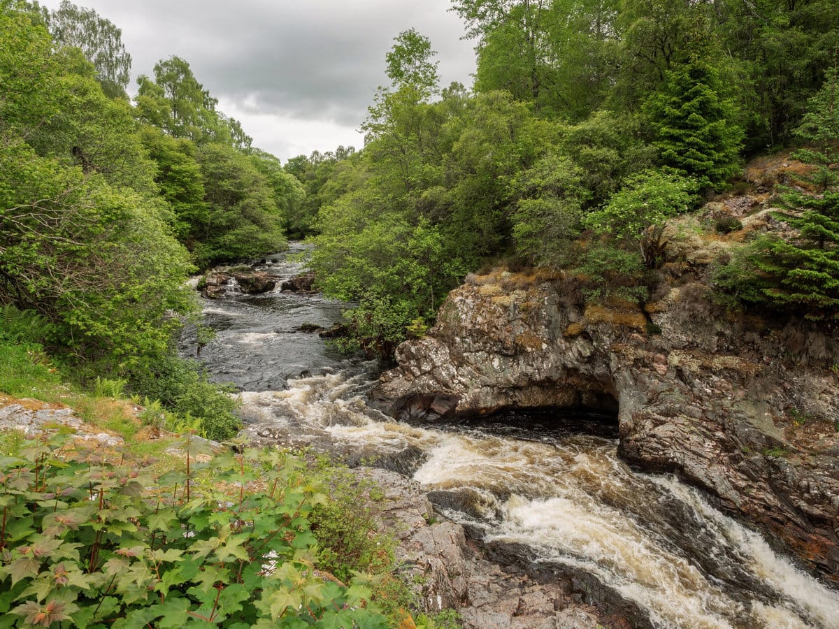 Falls of Shin in northern Scotland