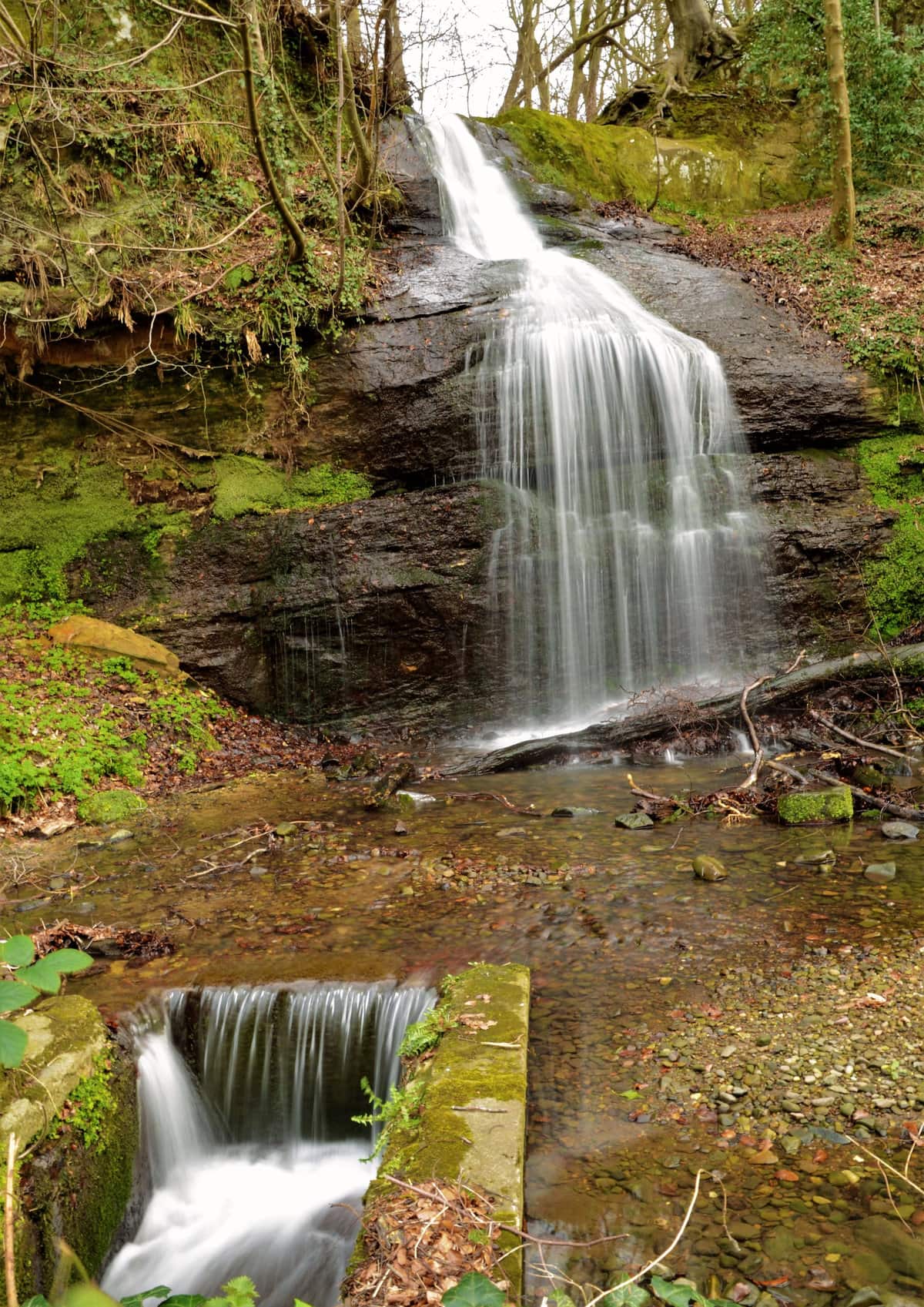 Kemback Waterfalls in Fife, Scotland