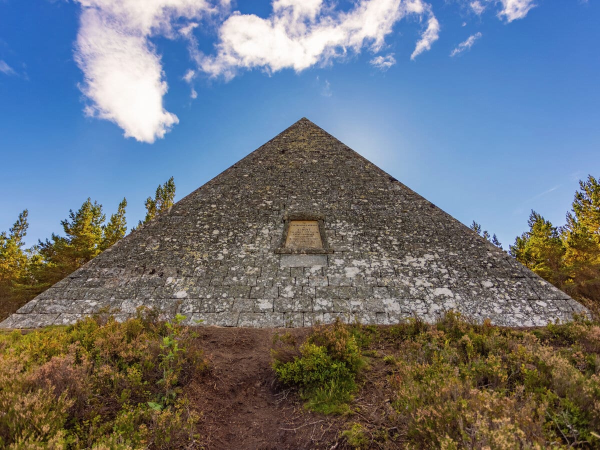 Secret pyramid in Scotland