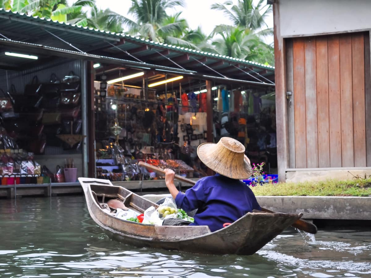 A scene from Pattaya’s Floating Market